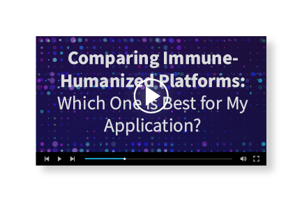 Comparing Immune-Humanized Platforms: Which One is Best for My Application?