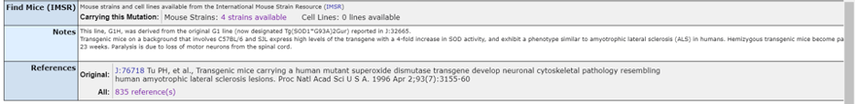 Mouse Genome Informatics - Allele Reference