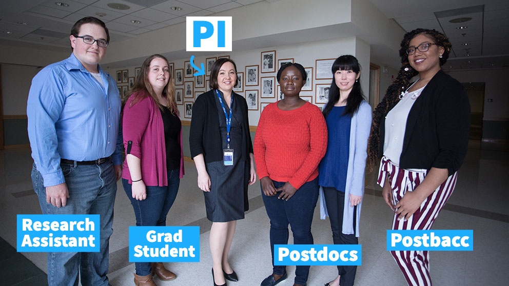 Ewelina Bolcun-Filas lab hallway shot The Jackson Laboratory 2019