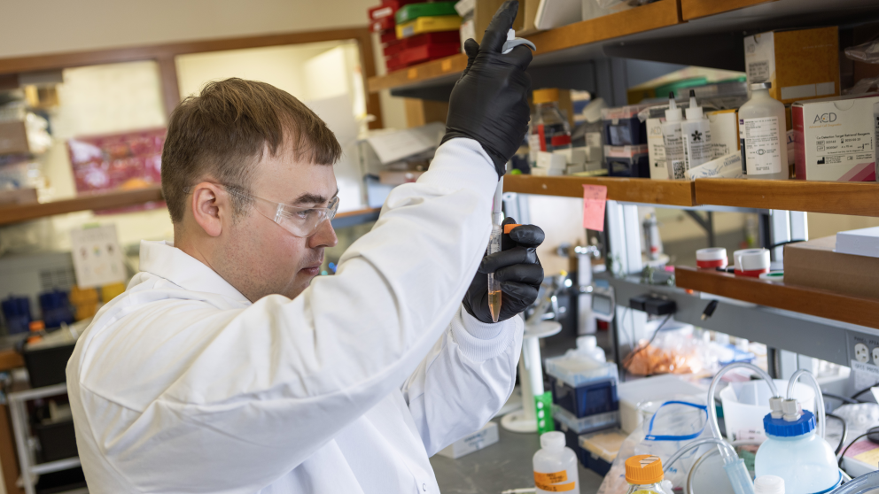 The Jackson Laboratory's Michael Maclean. Photo credit: Tiffany Laufer.