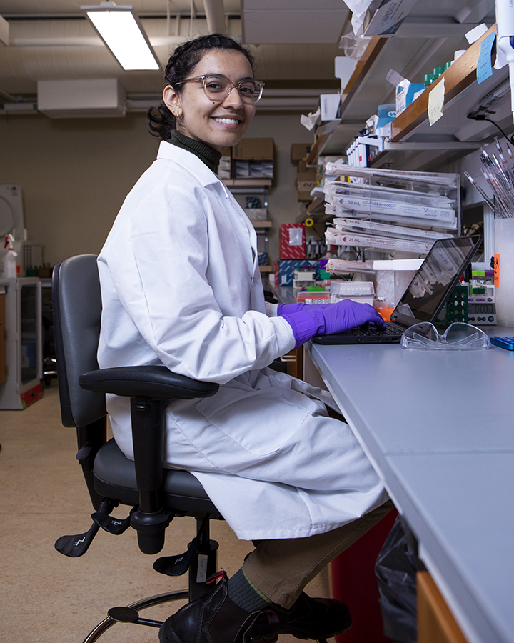 Natalia Fuentes smiling in an informal portrait